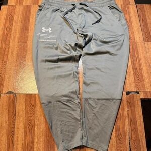 Under Armour Grey Cold Tech Retro Sportswear Sweatpants Jogger XXL